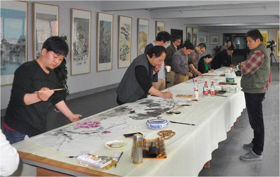 具象水墨首展走進(jìn)菏澤大德藝術(shù)館，探索當(dāng)代水墨繪畫新路徑